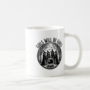 Taza De Café Chica será Chicas Witch Witchy Spooky Season Hall