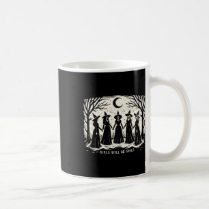Taza De Café Chica será Chicas Witch Witchy Spooky Season Hall