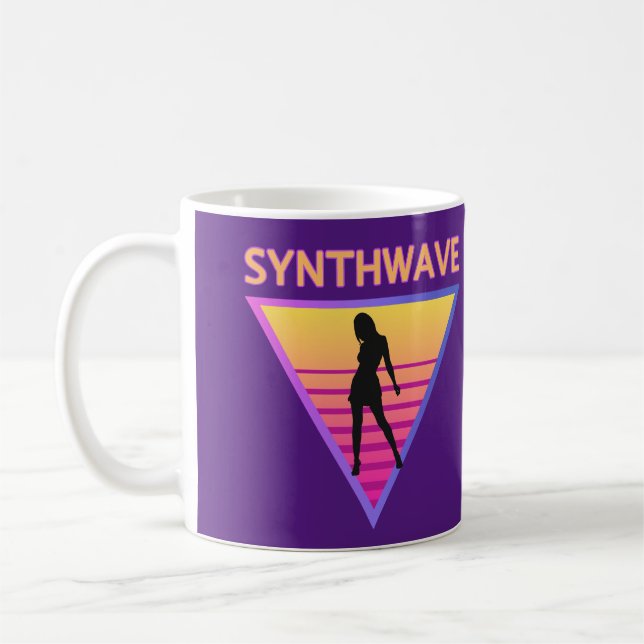 Taza De Café Chica Synthwave (Izquierda)