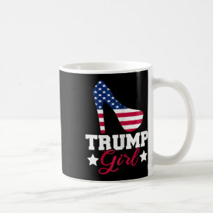 Taza De Café Chica Trump Mujer Republicana Gop Patriota Tacón A