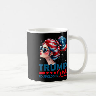 Taza De Café Chica Trump Sin Disculpas Moño Desordenado Soltero