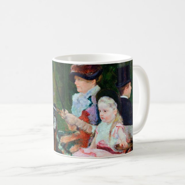 Taza De Café Chica viajando en carro, Mary Cassatt (Anverso derecho)
