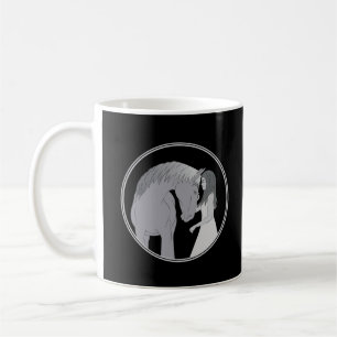 Taza De Café Chica y equitación ecuestre