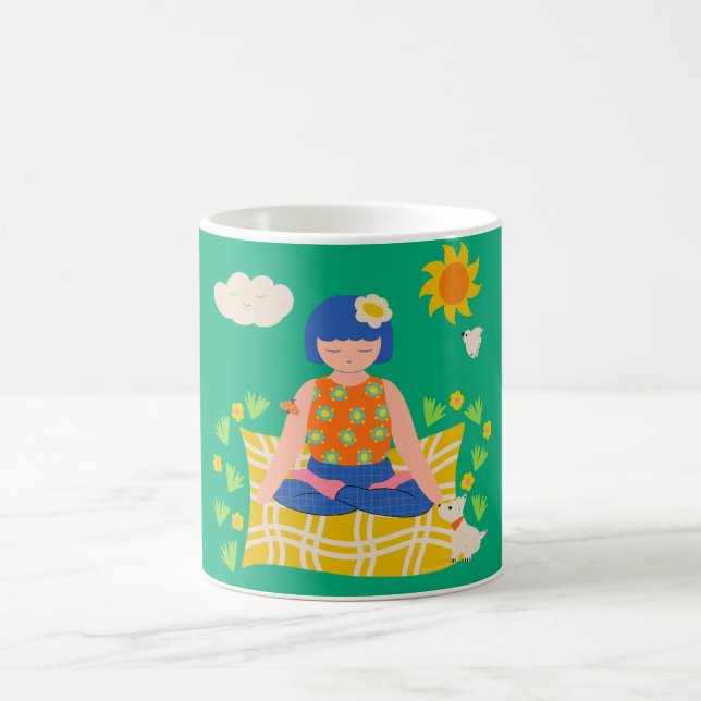 Taza De Café Chica Yogi (Centro)