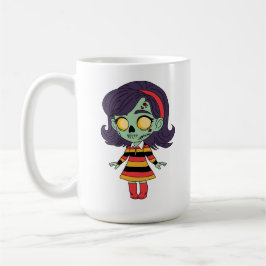 Taza De Café Chica zombie de los 60
