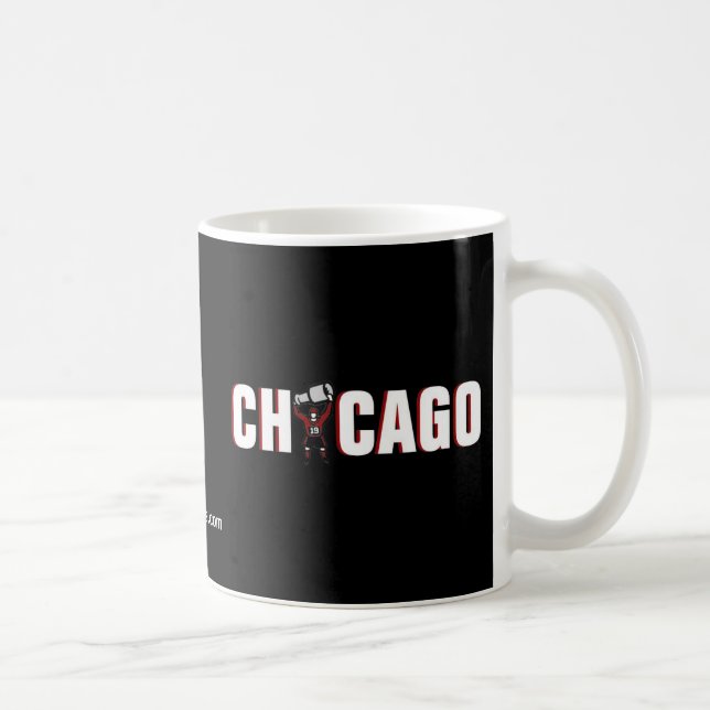 Taza De Café Chicago Blackhawks: Campeones de Stanley Cup (Derecha)