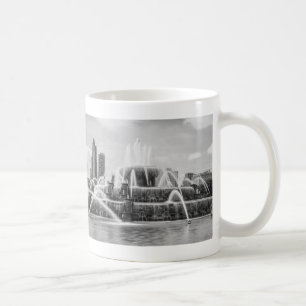 Taza De Café Chicago Buckingham Grayscale Coffee Mug