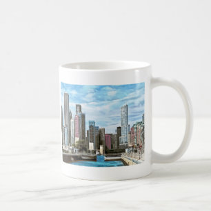Taza De Café Chicago IL - Cerradura del Puerto de Chicago