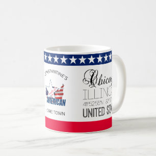 Taza De Café Chicago, Illinois, Estados Unidos elegante