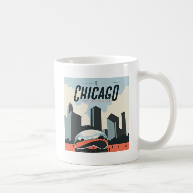 Taza De Café Chicago, Illinois | Parque del Milenio (Derecha)