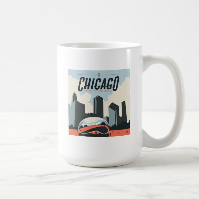 Taza De Café Chicago, Illinois | Parque del Milenio (Derecha)