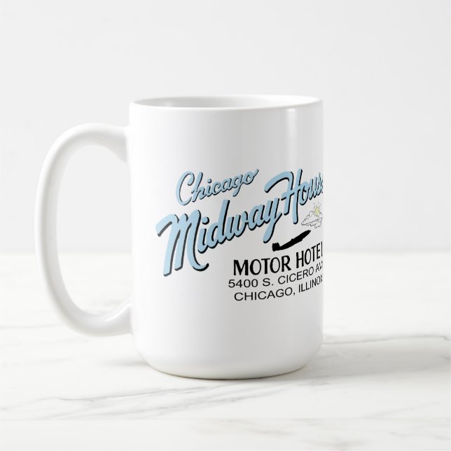 Taza De Café Chicago Midway House Motor Hotel, Chicago, IL (Izquierda)