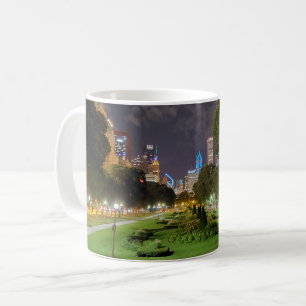 Taza De Café Chicago Night Sky Mug