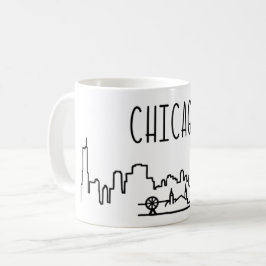 Taza De Café Chicago Skyline Mug