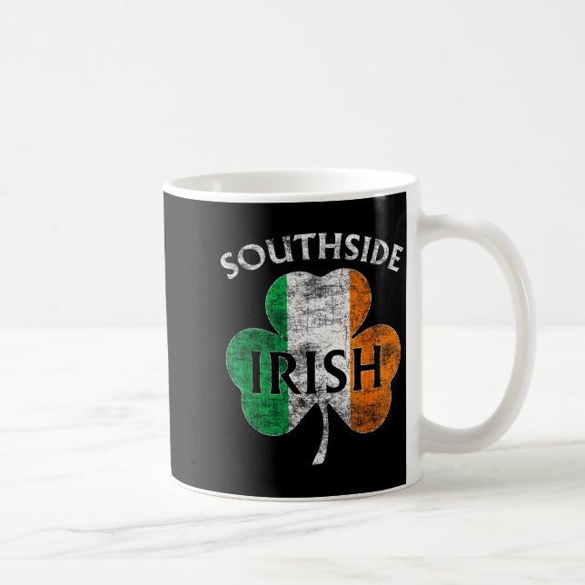 Taza De Café Chicago Southside Irish Flag St. Patrick's Day  (Derecha)