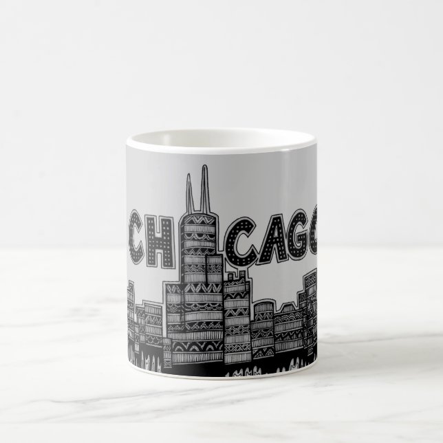 Taza De Café Chicago v2 (Centro)