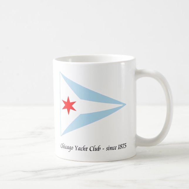Taza De Café Chicago Yacht Club, desde 1875 (Derecha)