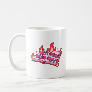 Taza De Café Chicas calientes leen basura