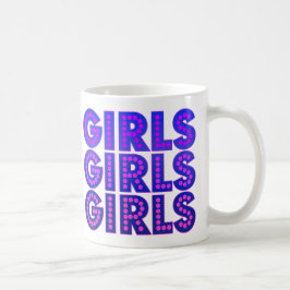 Taza De Café Chicas Chicas Chicas Gráfico