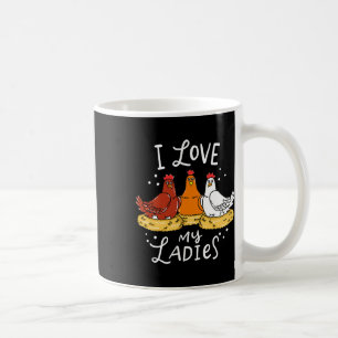 Taza De Café Chicas chicles huevos granjero regalo divertido pa