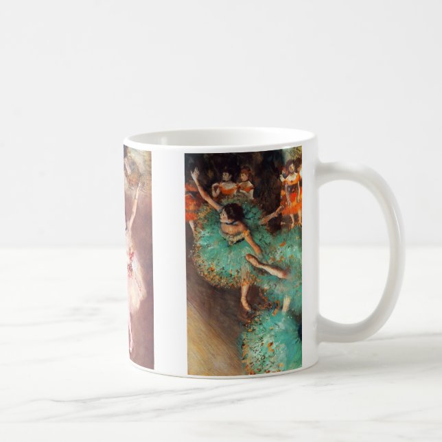 Taza De Café Chicas de baile del ballet de Edgar Degas (Derecha)