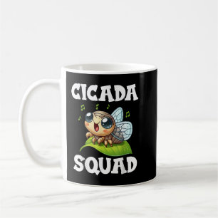 Taza De Café Chicas de Cicada Squad Summer Bug Periódica Cicada