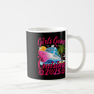 Taza De Café Chicas de crucero 2025 Vacaciones de crucero para