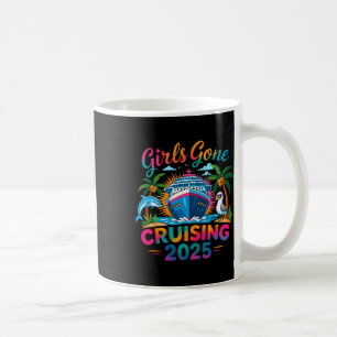 Taza De Café Chicas de crucero 2025 Vacaciones en barco de cruc