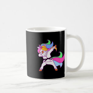 Taza De Café Chicas de Karate Unicorn