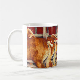 Taza De Café Chicas de la demostración - caballos belgas