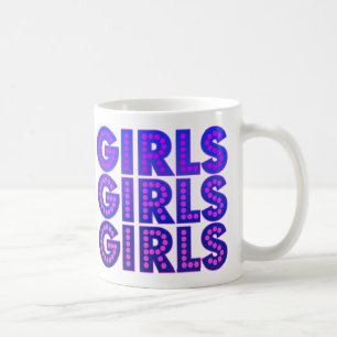 Taza De Café Chicas de los chicas de los chicas gráficos