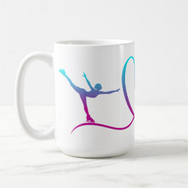 Taza De Café chicas de patinaje artístico "Me encanta el patina