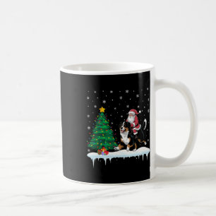 Taza De Café Chicas de perros de montaña de Santa Claus Monding