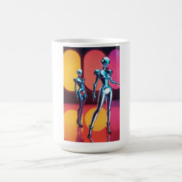Taza De Café Chicas del ciborg Fiesta III