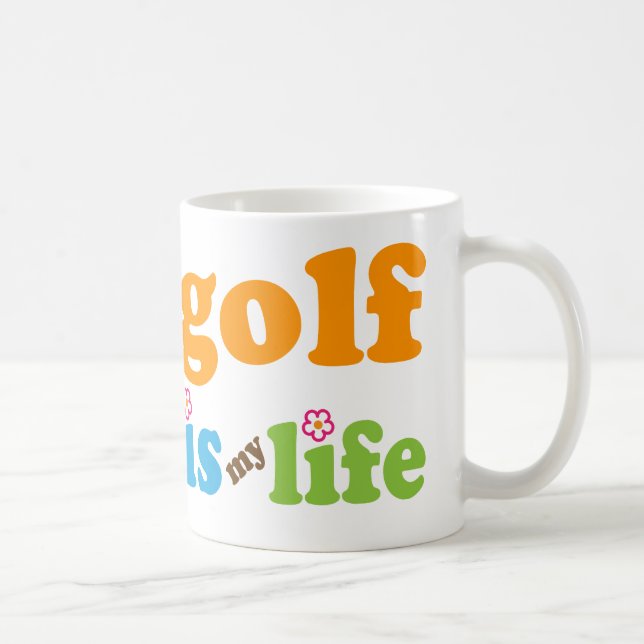 Taza De Café Chicas del regalo del golfista (Derecha)