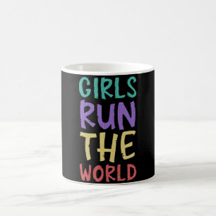 Taza De Café Chicas Dirigen A La Feminista Mundial