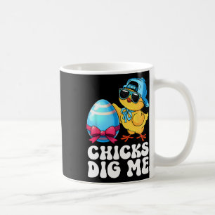 Taza De Café Chicas divertidas me cavan para hombres niños niño