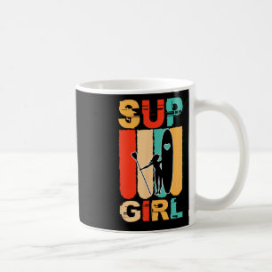 Taza De Café Chicas Divertidas Sup Remo Paddle Surfista Surf Mu