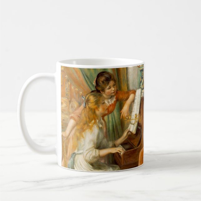 Taza De Café Chicas en el piano (Izquierda)