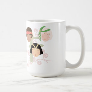Taza De Café Chicas flapper de los locos años veinte