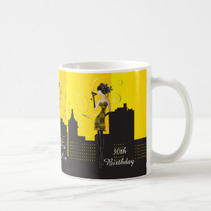 Taza De Café Chicas fuera - Amarillo