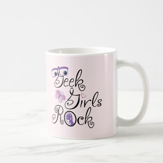 Taza De Café Chicas Geek Rock (Derecha)