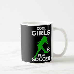 Taza De Café Chicas geniales juegan fútbol