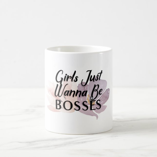 Taza De Café Chicas JUst Wanna Be Bosses (Centro)
