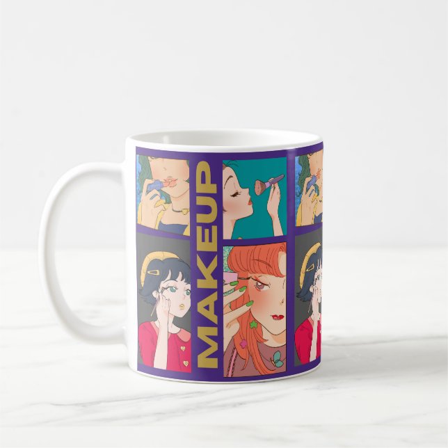 TAZA DE CAFÉ CHICAS MAKEUP (Izquierda)