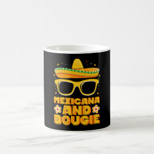 Taza De Café Chicas Mexicanas Y Mexicanas Elegantes Cinco De Ma