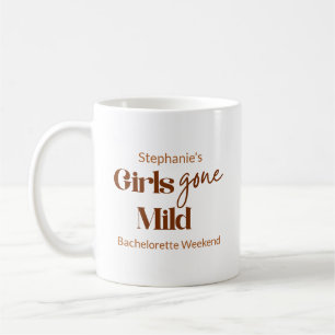 Taza De Café Chicas Moderadas Guion Elegante Fin de Semana en l