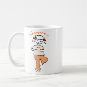 Taza De Café Chicas Namaste Yoga Tee Shirt