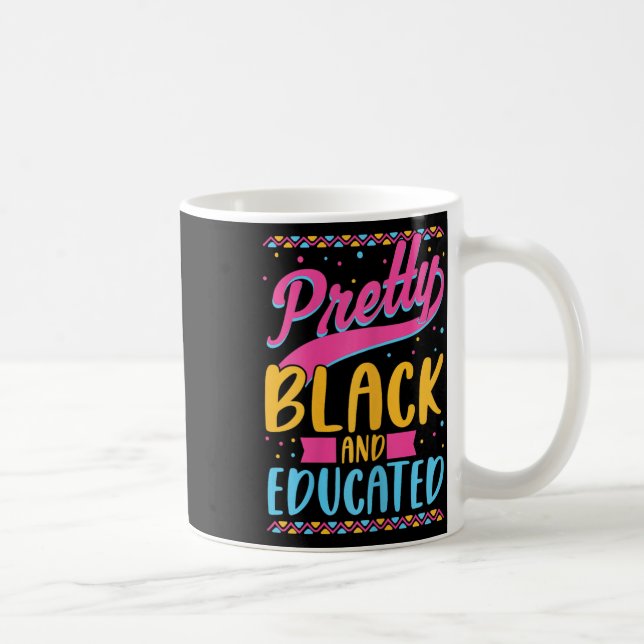 Taza De Café Chicas negros y educados afroamericanos negros Wo (Derecha)