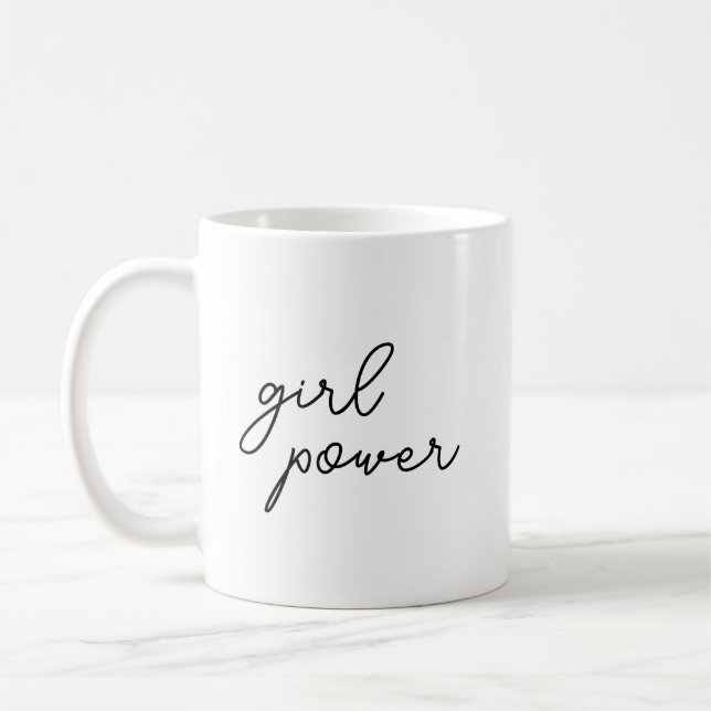 Taza De Café Chicas Pandilla Estilo Moderno Feminista Poder Fem (Izquierda)